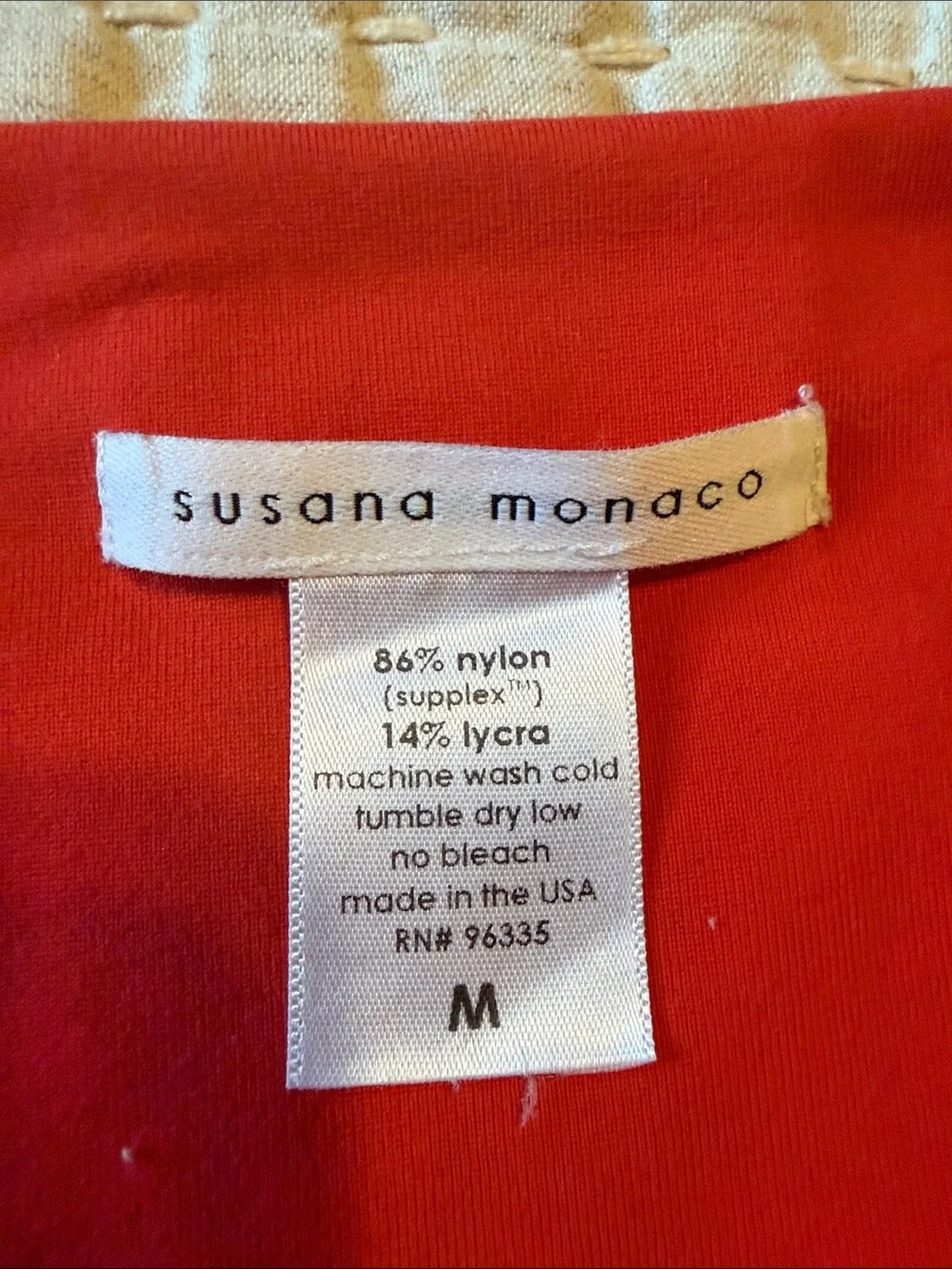 Susana Monaco Red Two-Piece Bikini Set
